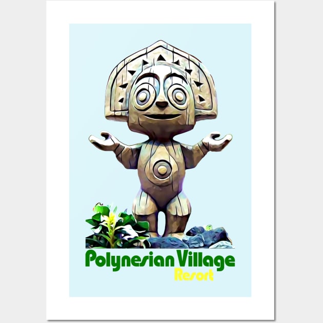 Polynesian Village Resort Maui Wall Art by Tomorrowland Arcade